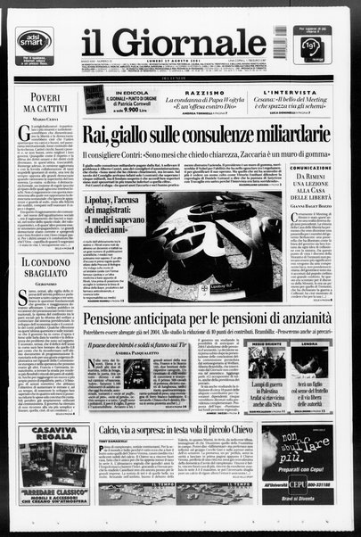 Il giornale del lunedi